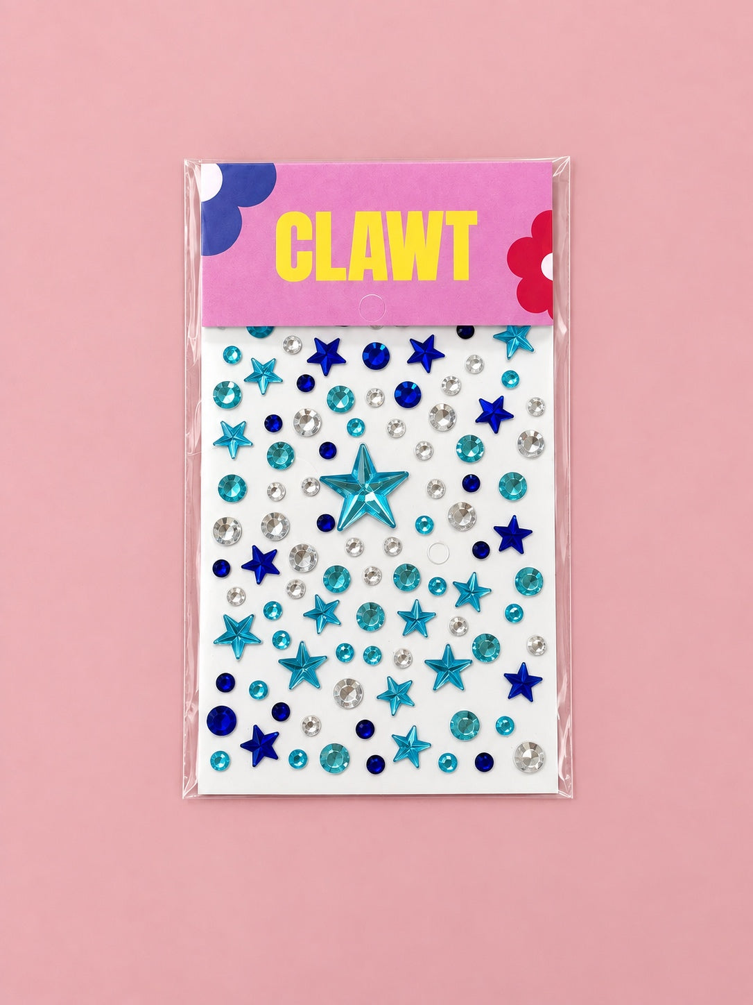 Blue Star Nail Gems – packaged nail gems, flat-lay product view