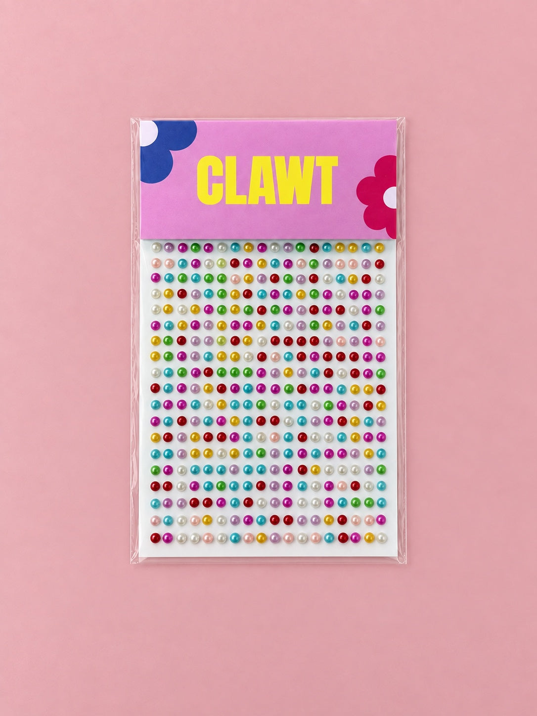 Candy Dot Nail Gems – Small – packaged nail gems, flat-lay product view